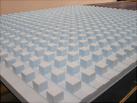 Foam acoustical insulation using noise reduction foam