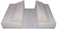 Three dimensional polypropylene foam shape 